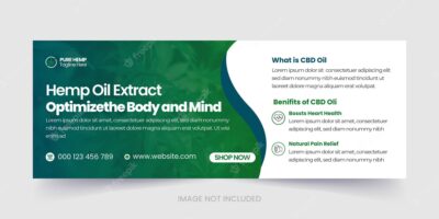 Hemp Product Cbd Oil Social Media Cannabis Facebook Cover 545881 30