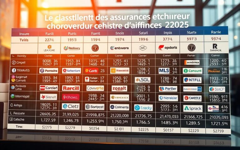 classement des assurances emprunteur chiffre d'affaires 2025